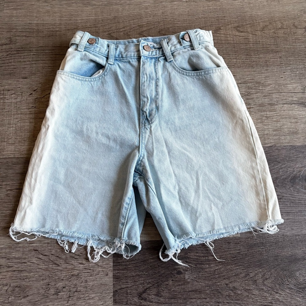 BDG Light Wash Denim Jean Shorts
